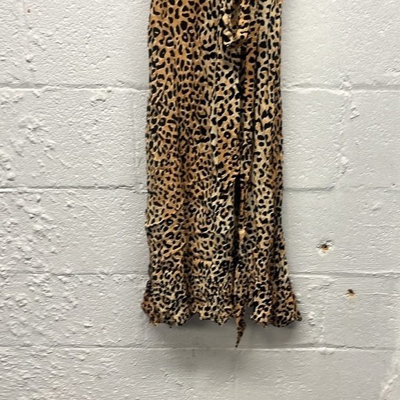 Faithfull the Brand Abbey Wrap Dress Le Cinq Animal Print sz XS - Picture 4 of 10